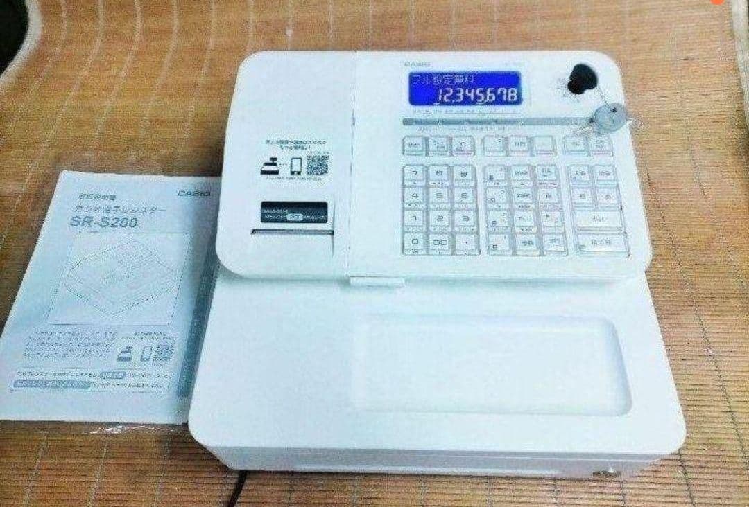 カシオレジスター　SR-S200　最新機種　スマホで設定売上管理　377776