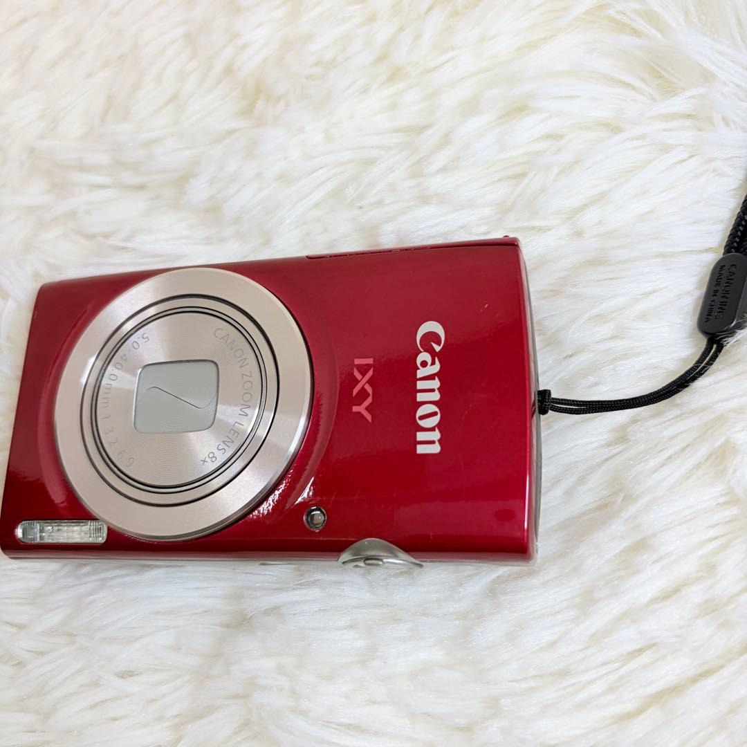 【美品】 キヤノン CANON IXY180 レッド