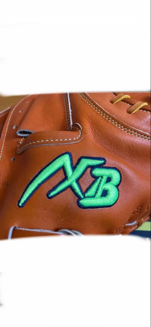 キャッチャーミット　AXF x Belgard 硬式グローブ オレンジ　硬式野球