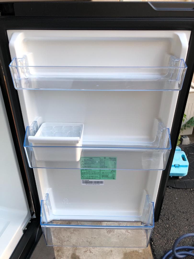 全国送料無料 ハイセンス 冷蔵庫 2022年製 HR-G16E2NA ガラスドア