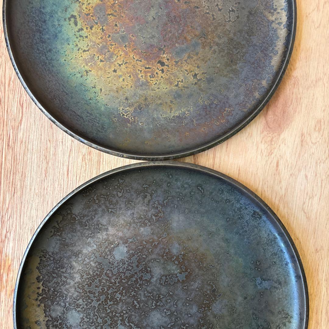 宮下翔太 器 大皿 プレート2枚セット/作家 作品【バラ売り可】