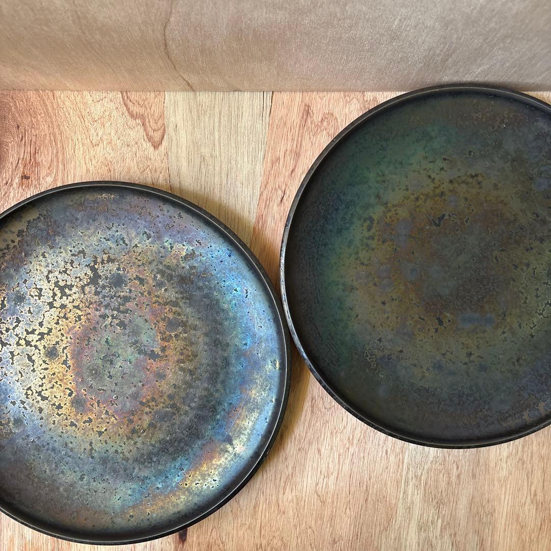 宮下翔太 器 大皿 プレート2枚セット/作家 作品【バラ売り可】