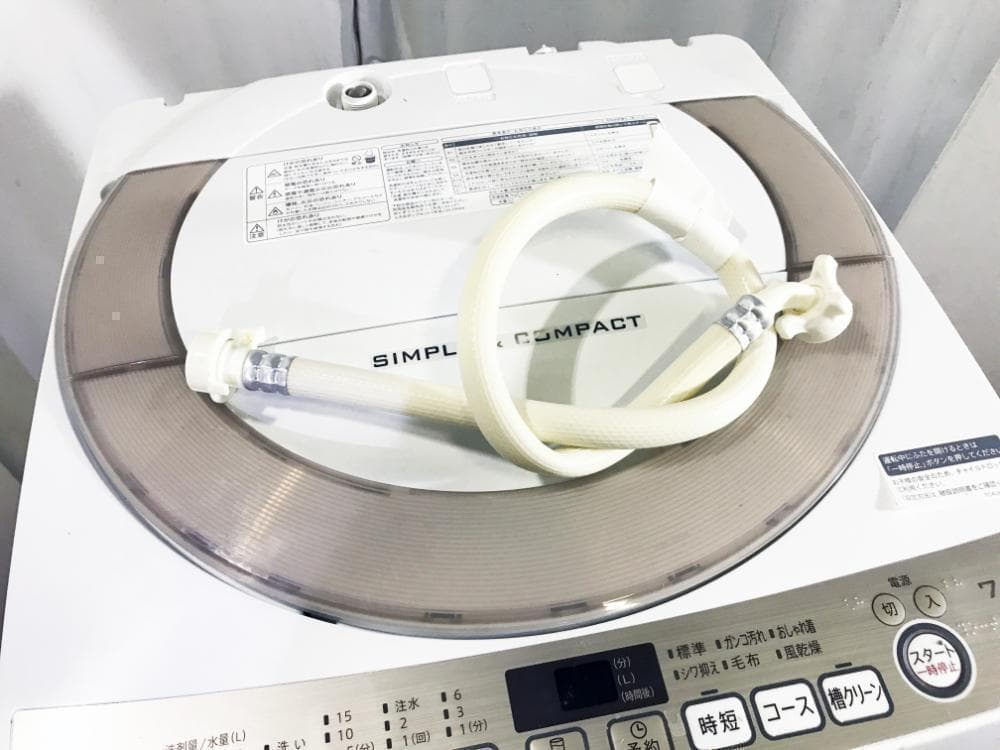 2019★美品★SHARP 7kg 洗濯機【ES-KS70U-N】