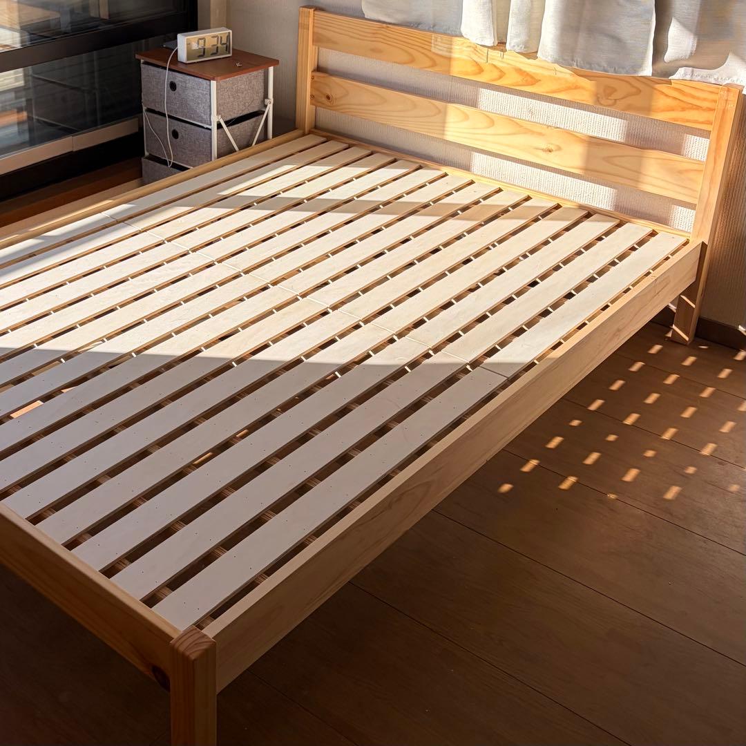 無印良品 木製ベッドフレーム ダブル