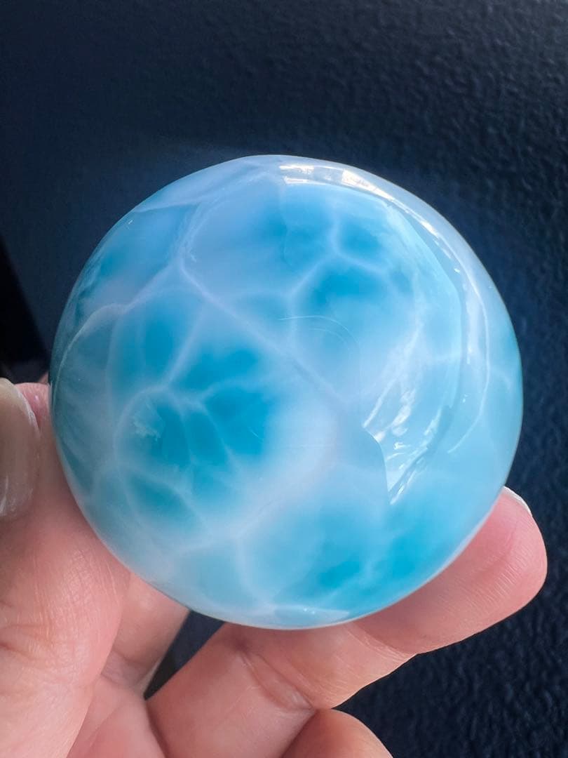 特選　希少　ラリマー　スフィア　44mm 大玉