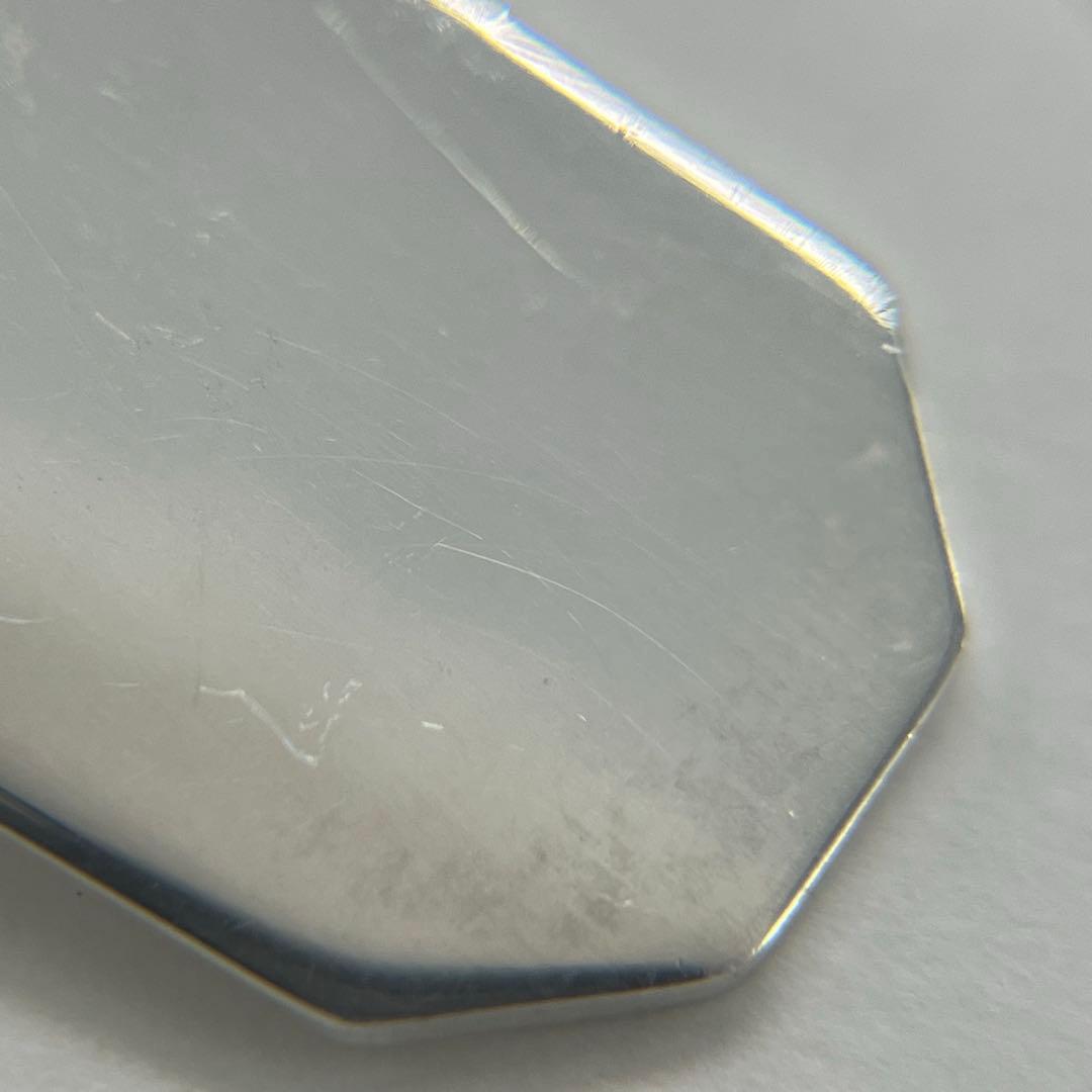 ティファニー TIFFANY オクタゴン チャーム キーリング SV925