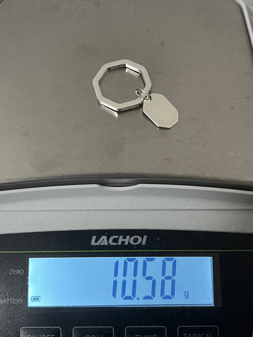 ティファニー TIFFANY オクタゴン チャーム キーリング SV925