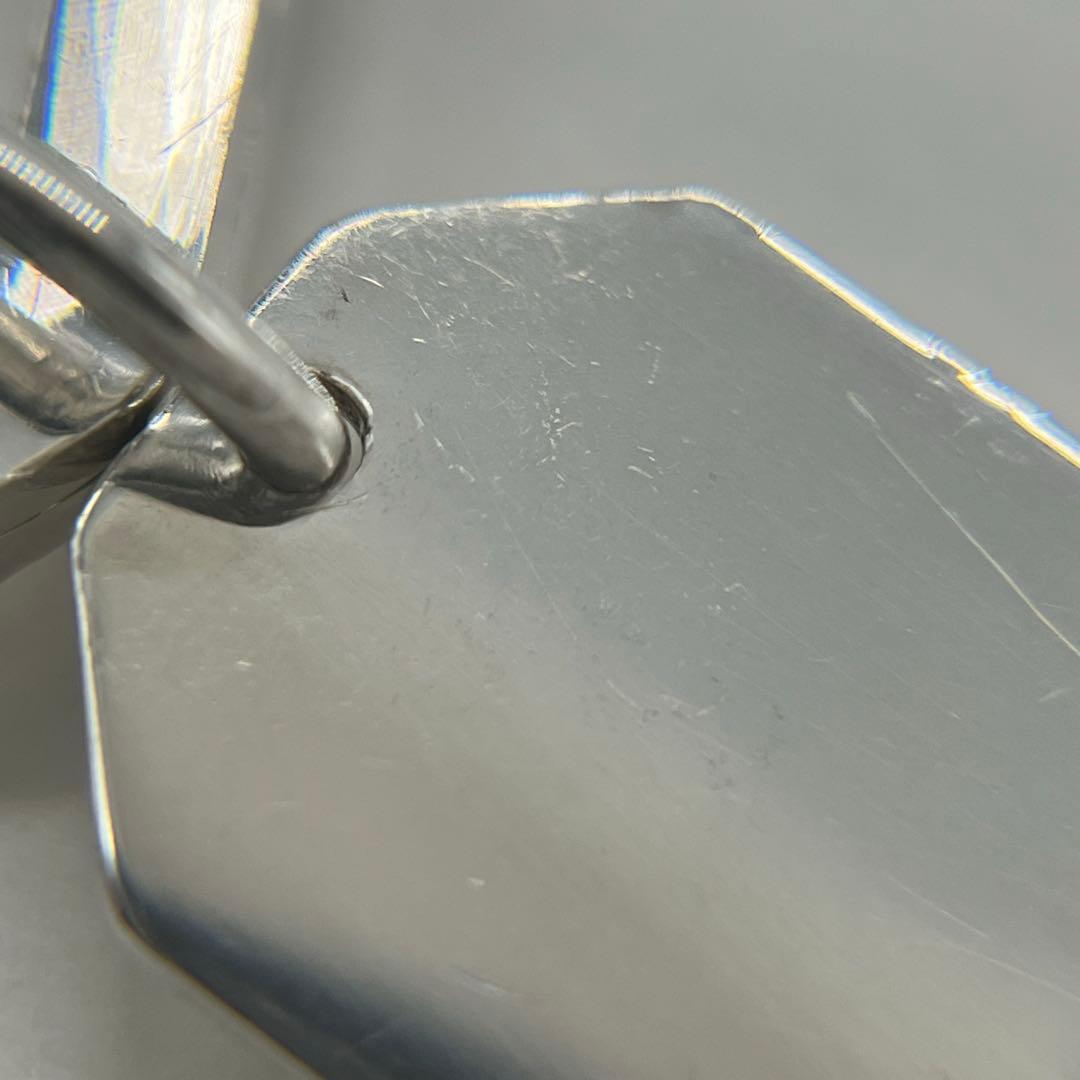 ティファニー TIFFANY オクタゴン チャーム キーリング SV925