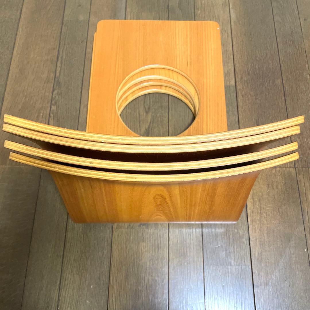 Tendo天童木工 座椅子 4脚セット 曲げ木 和モダン 藤森健次