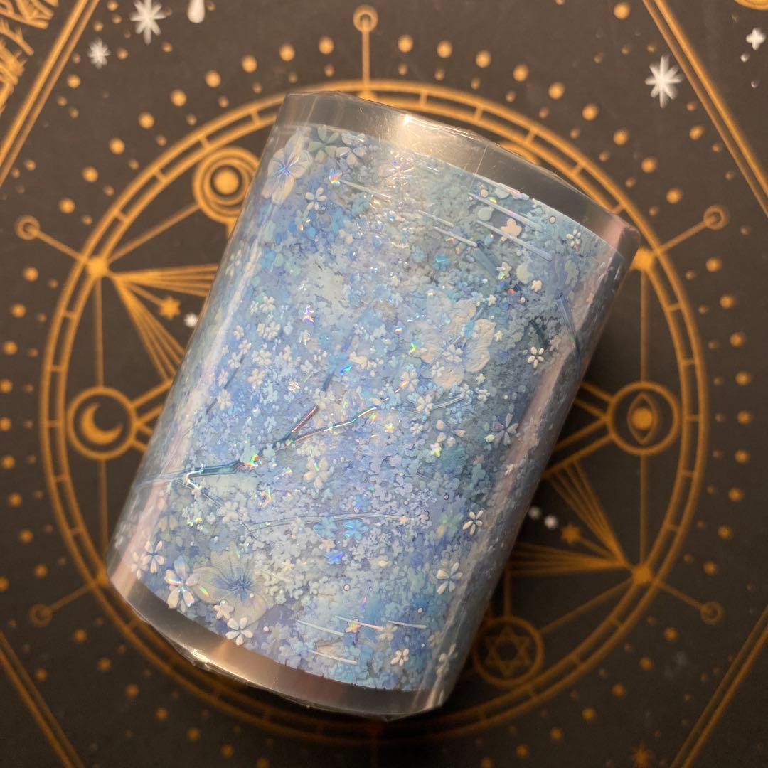 【I1】海外　10m巻　貝殻光マスキングテープ　人物系/お花系/装飾背景系