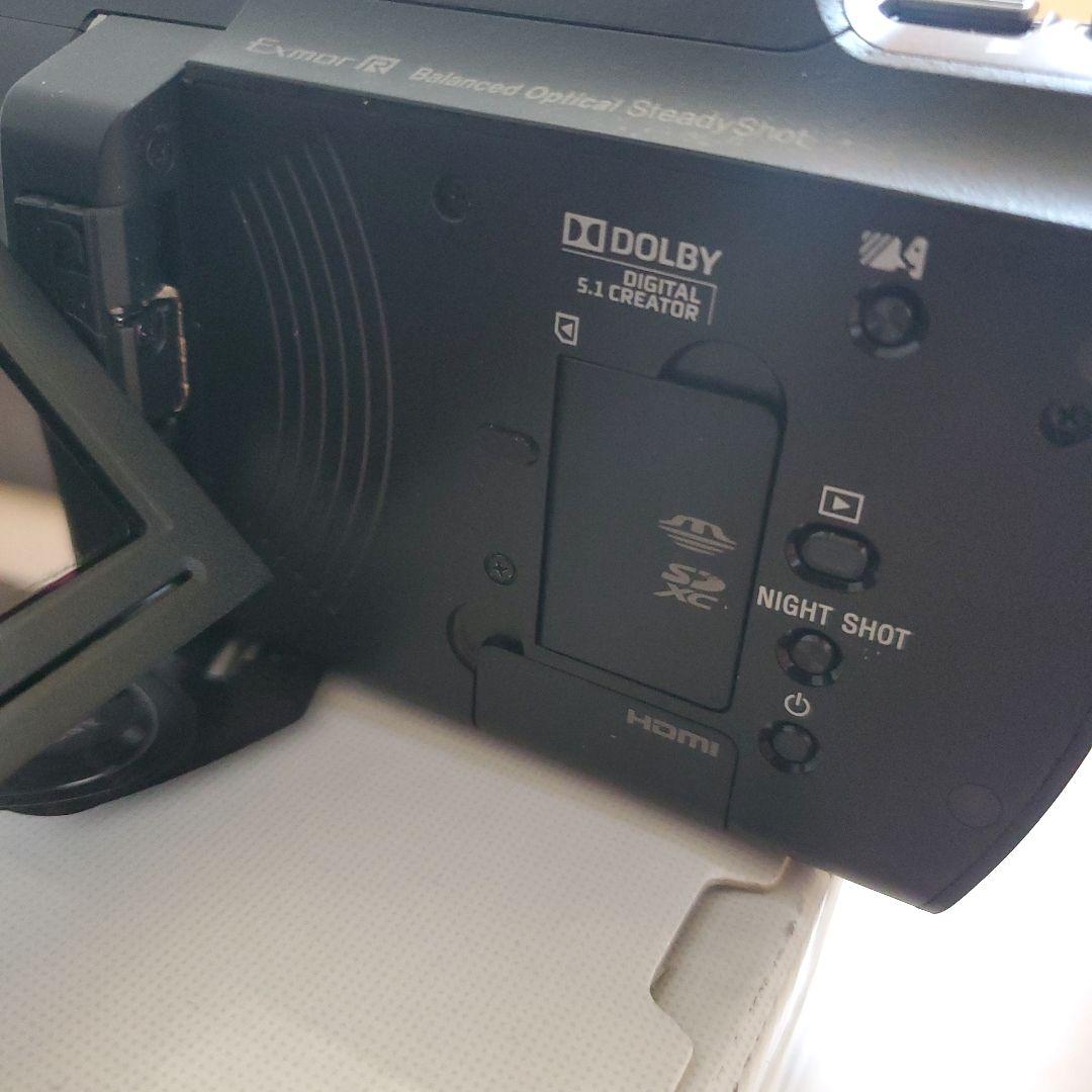SONY FDR-AX30 4K ビデオカメラ バッテリー2個付き