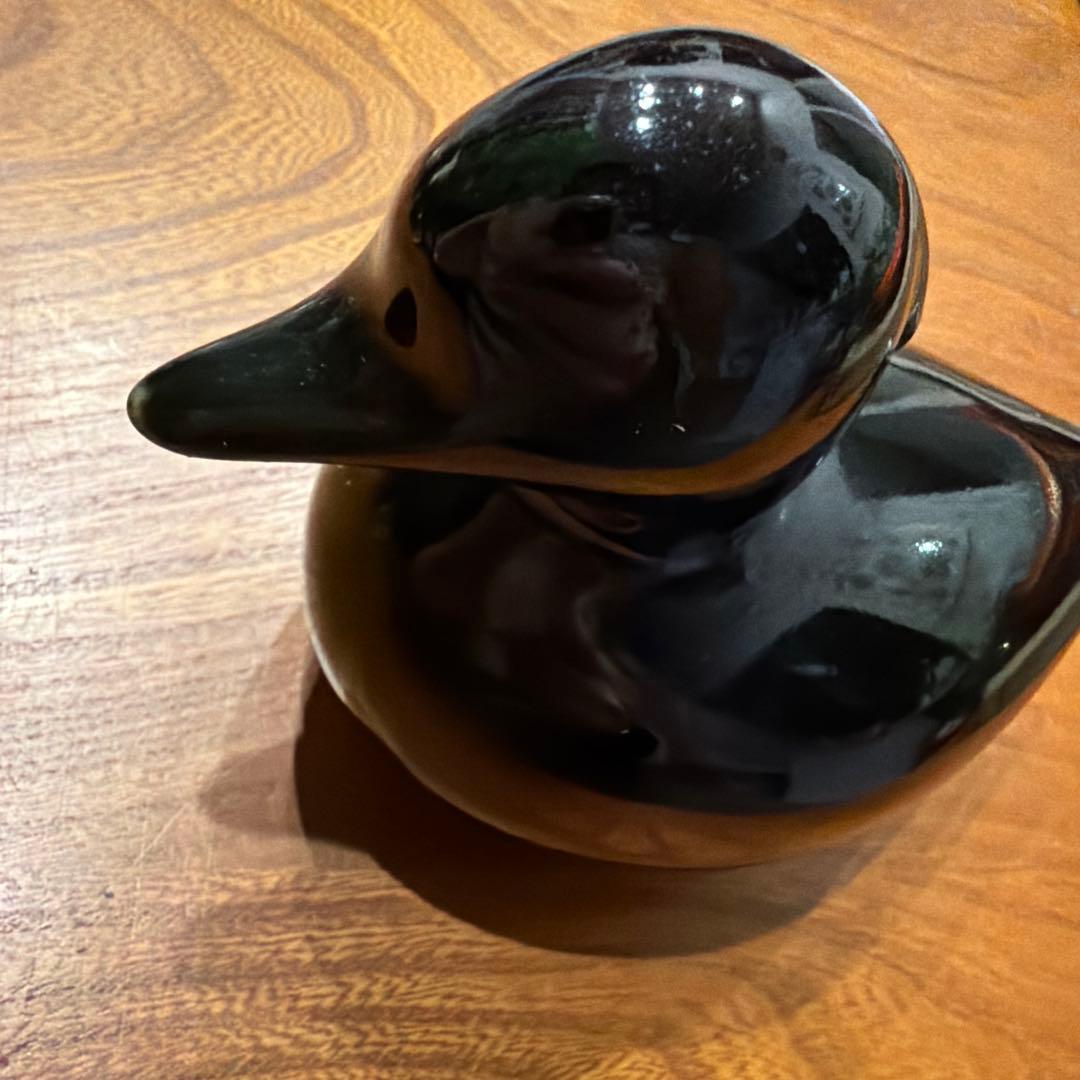 アンティーク　フィンランド製　ラップランド粘土　アヒル　刻印あり　検)アラビア