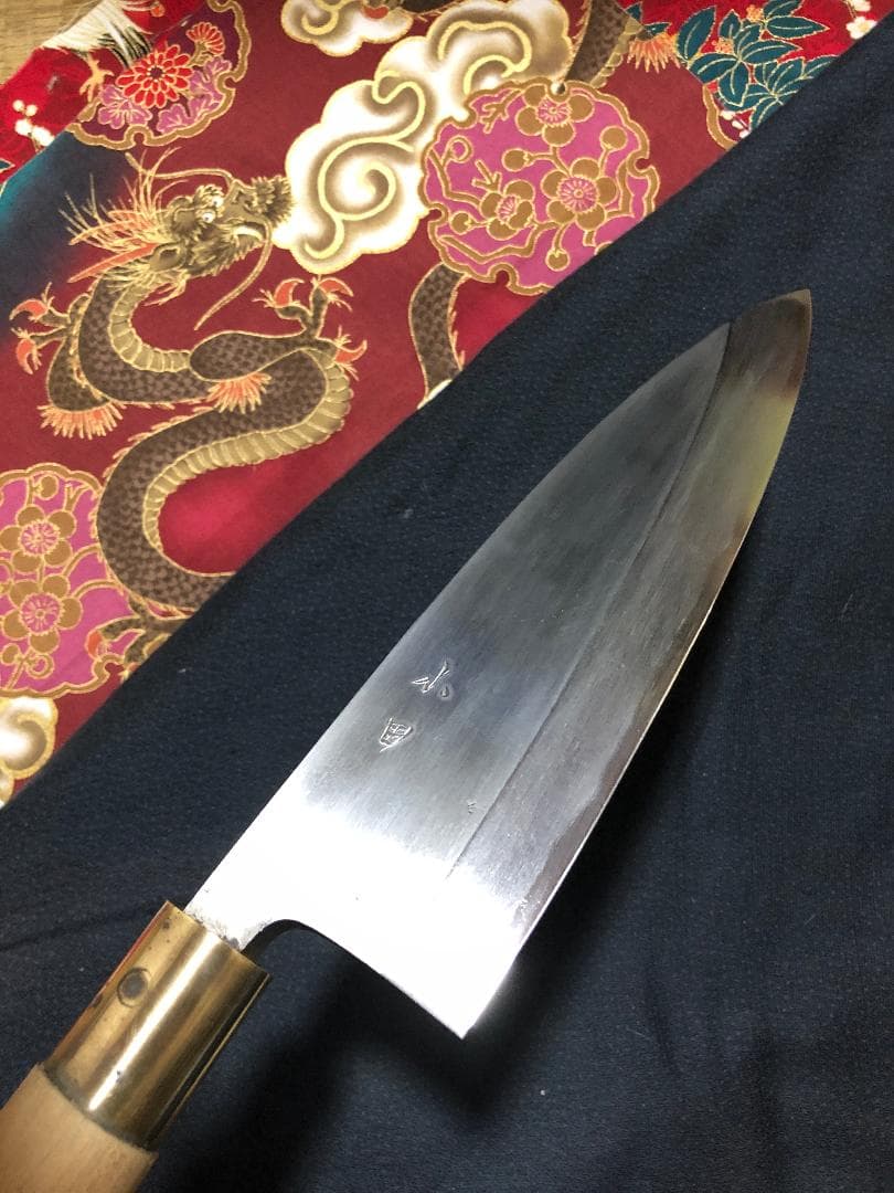 【研ぎ済み】白鋼・手打ち　堺菊　出刃包丁　和包丁　ナイフ　料理　釣り　寿司　板前