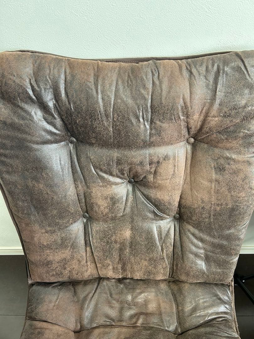 【極美品】ニトリ　バタフライチェア　 ヴィンテージ加工 折りたたみ椅子　2セット