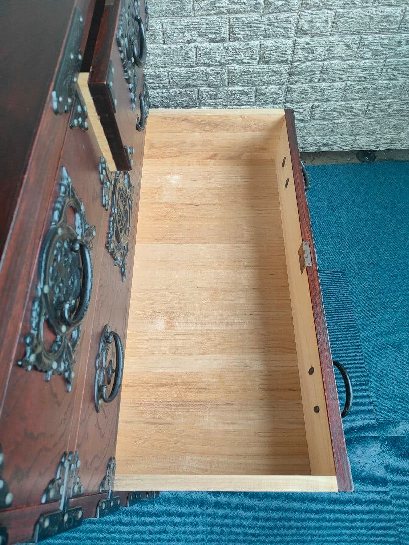 岩谷堂箪笥 桜木作 4段 チェスト 和箪笥