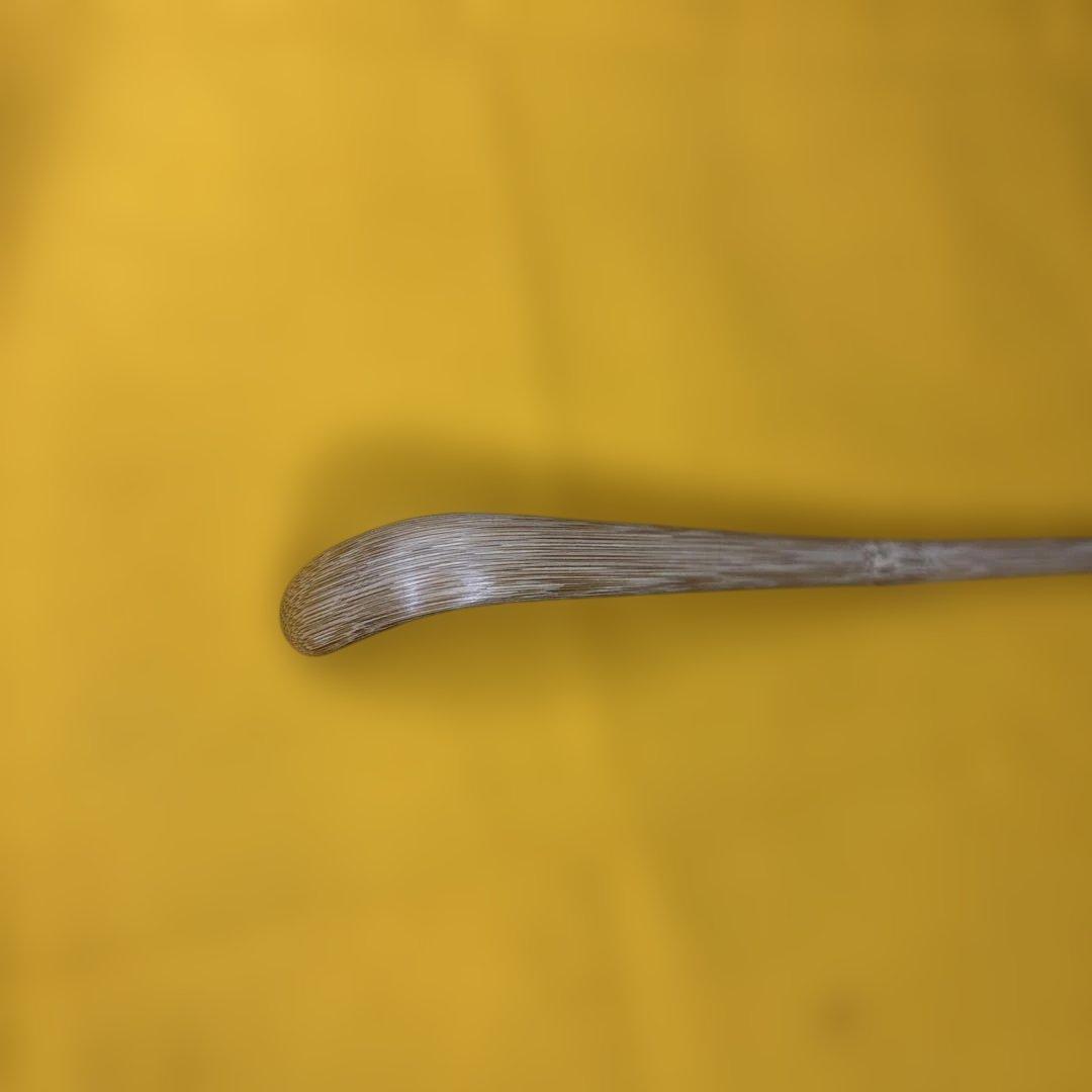 茶杓　『誠中斎作』『表千家　堀内宗完』『銘　竜田川』　共箱　茶道具　148