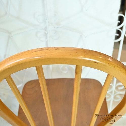 L3705-298-2 英国ヴィンテージ アーコールチェア フープバック ４本