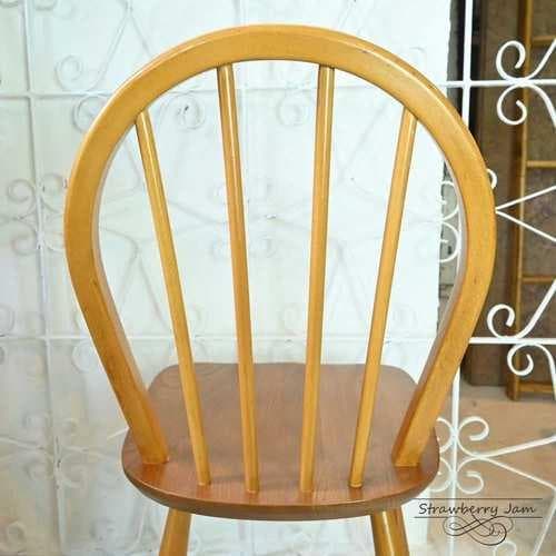 L3705-298-2 英国ヴィンテージ アーコールチェア フープバック ４本