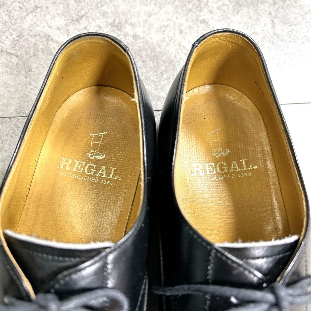 未使用級【REGAL】ビジネスシューズ/ストレートチップ/キャップトゥ/2794