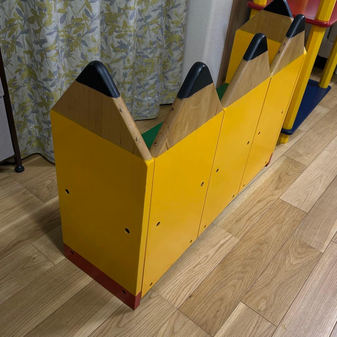ピエール・サラ風　ペンシルシェルフ　2個セット　鉛筆　子供部屋　キッズスペース
