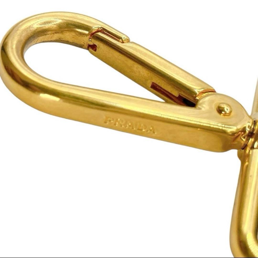 PRADA✨プラダ　ショルダーストラップ　レザー　フラワー　ブラック　肩掛け可能