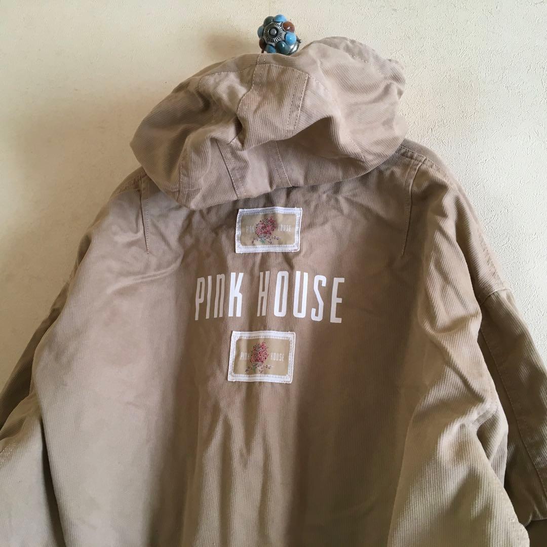 ピンクハウスコート　花刺繍