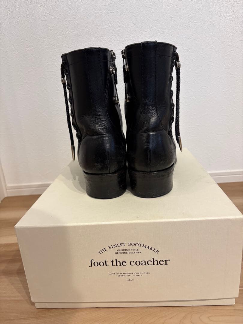 foot the coacher サイドレースブーツ