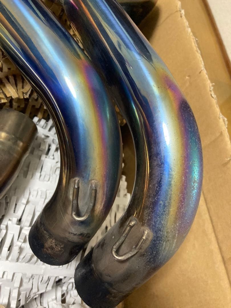 mt-07 フルエキチタンマフラー　リアルスペック　ガスレポ付属【ジャンク】