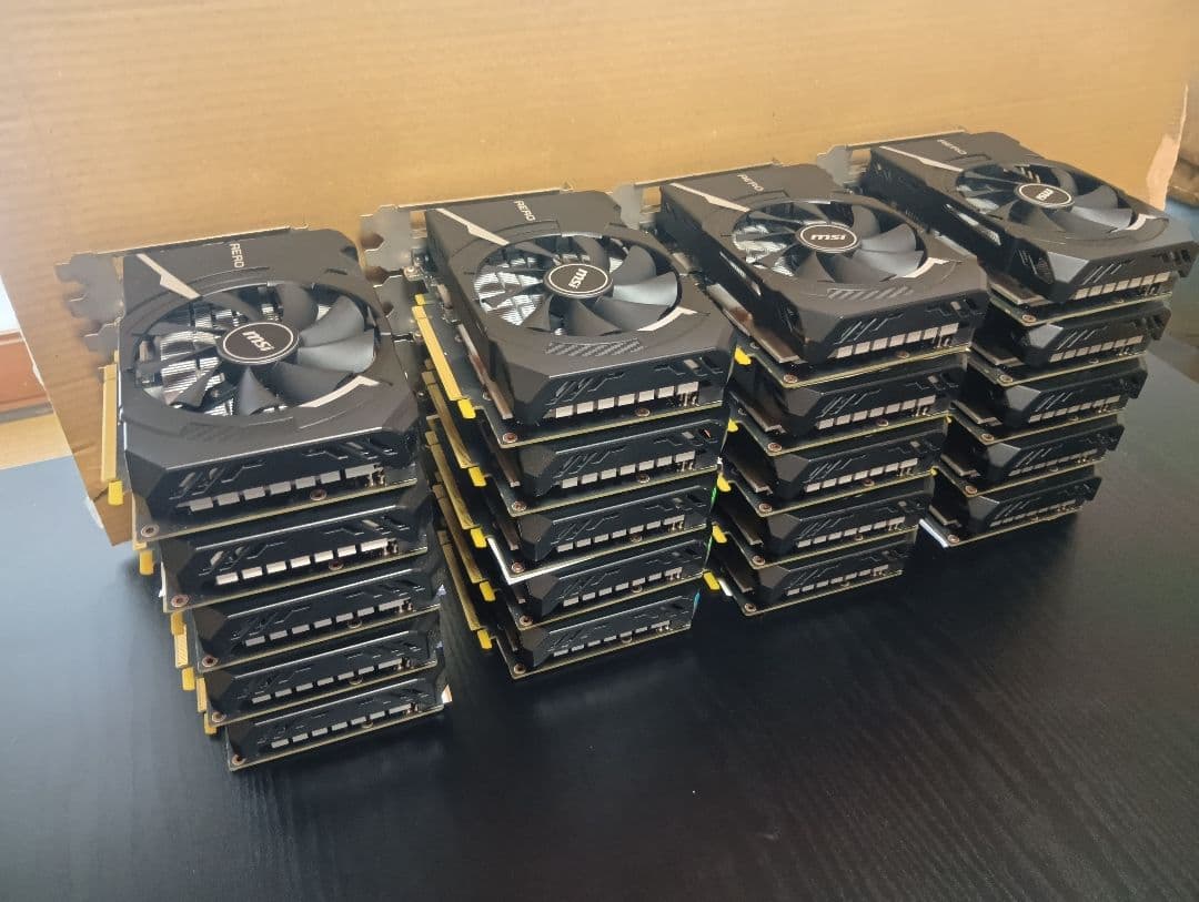 佐藤様20個。GeForce GTX1660SUPER AERO ITX OC