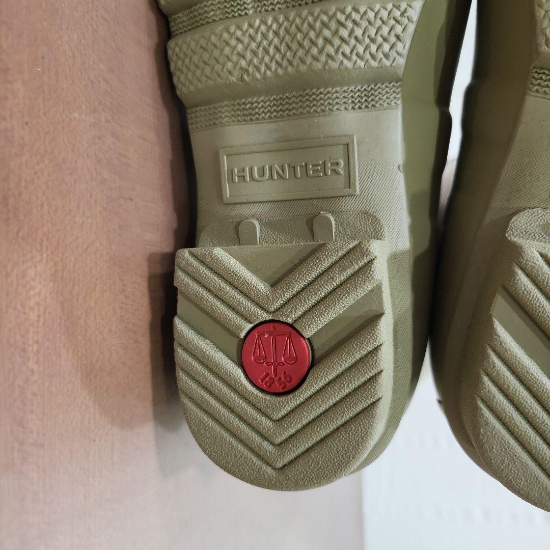 HUNTER 長靴 オリーブグリーン UK 5 日本サイズ24cm　新品未使用