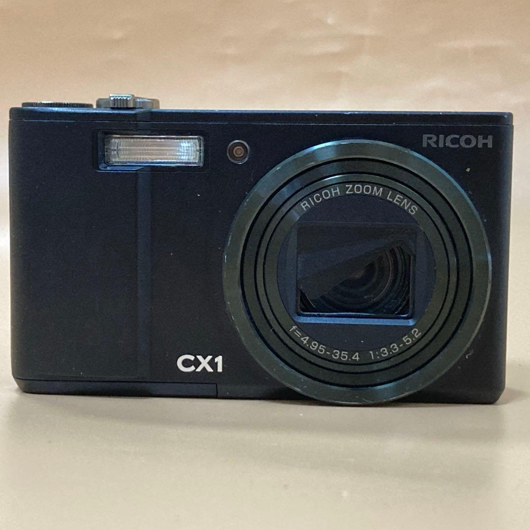 ●スマホ転送OK●RICOH CX1 ブラック色 SDカード付き