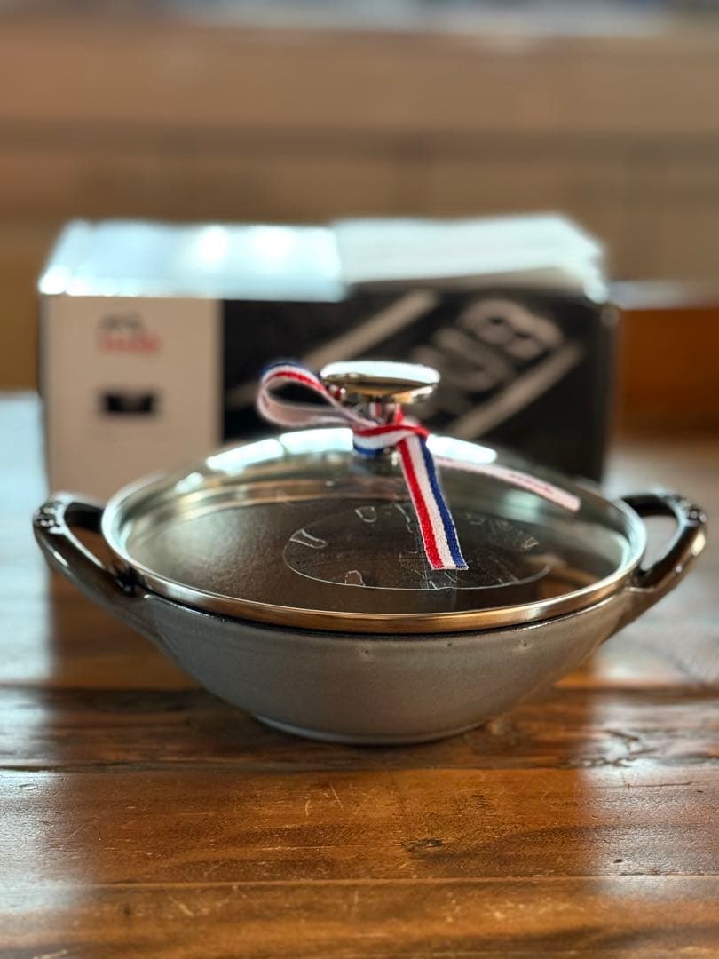 【新品・未使用】STAUB ストウブ ベビーウォック 16cm グレー