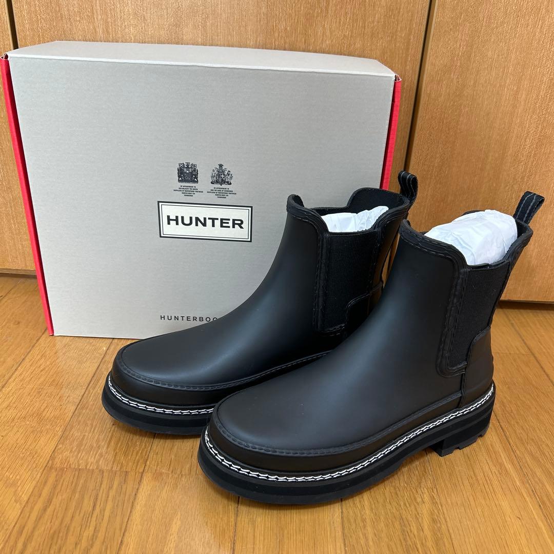 【コアラッコ】HUNTER チェルシーブーツ　ステッチ