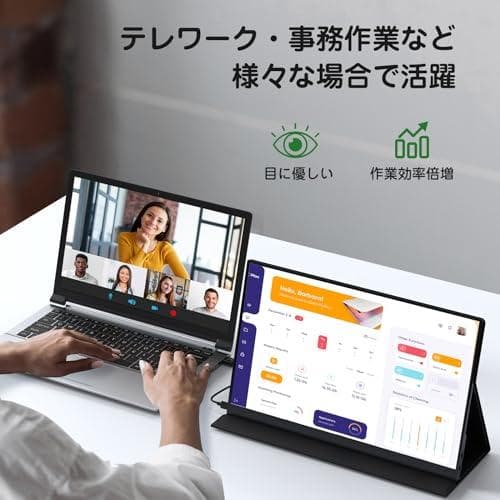 KEEPTIME モバイルモニター 15.6インチ 1920*1080 モバrm