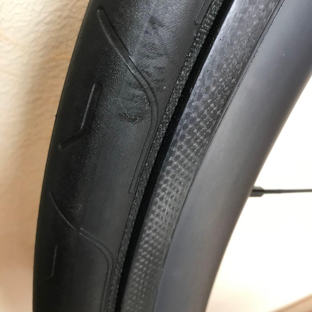 【値下げ】クリンチャー カーボンホイール フロント