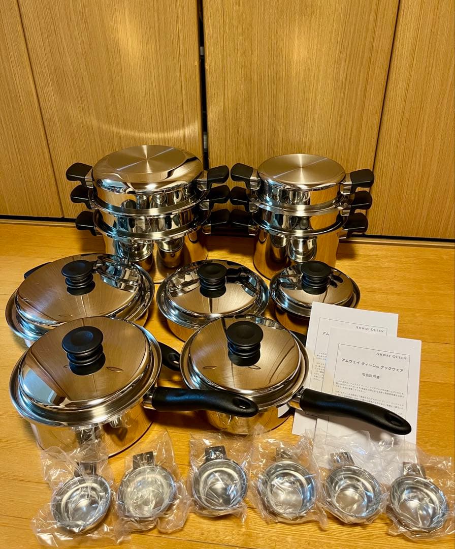 【極美品】アムウェイ クイーンクックウェア 24ピースセット