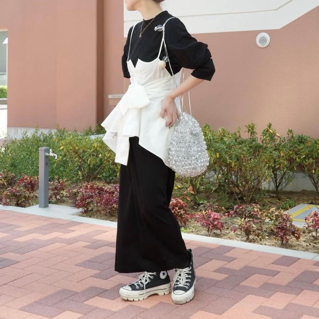 RYU KAGA リボン付きキャミソール