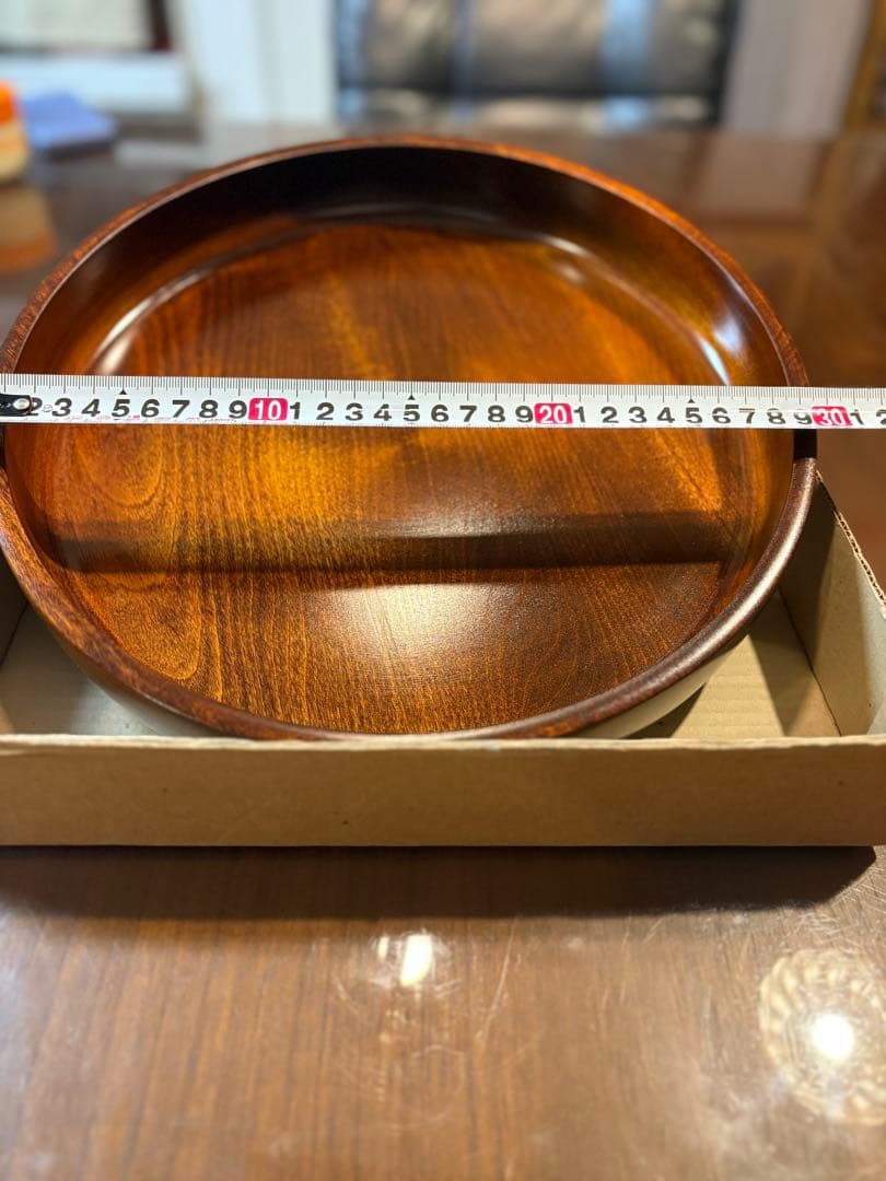 天然木　けやき　お盆　新品