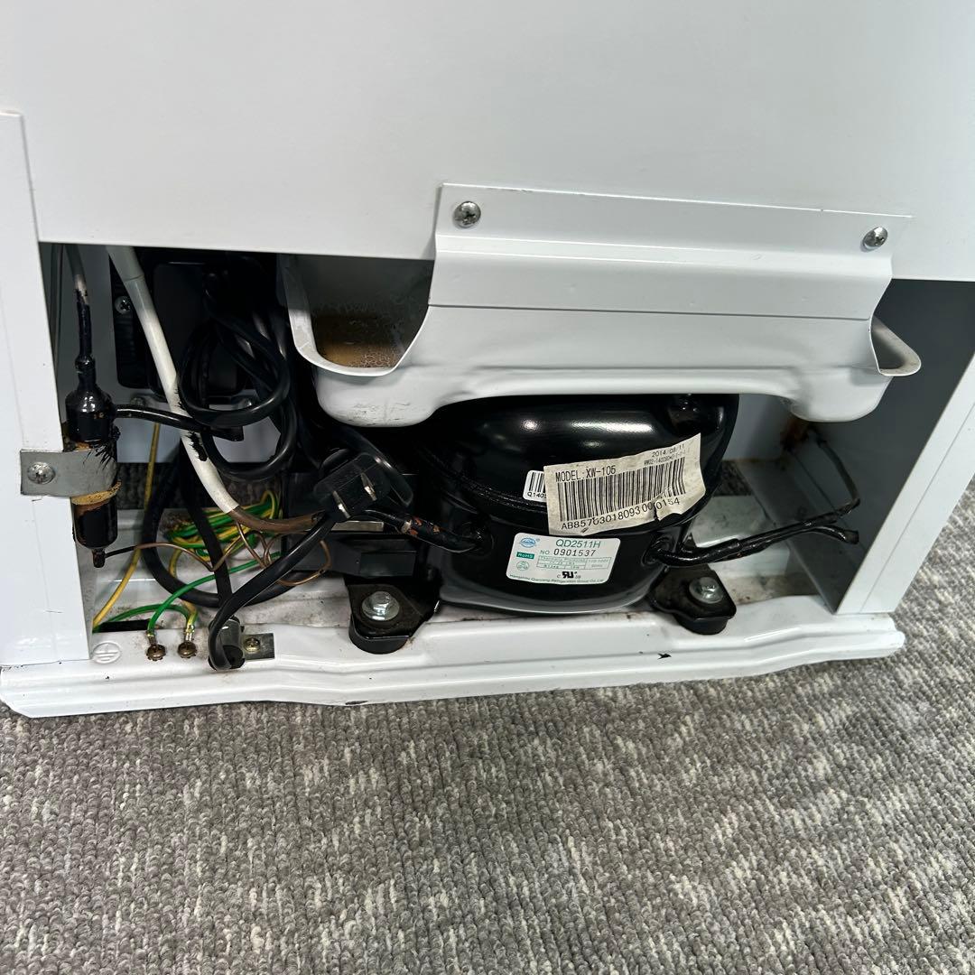 82業務用 冷蔵ショーケース オフィスコンビニ XW-105 左右開き 小型