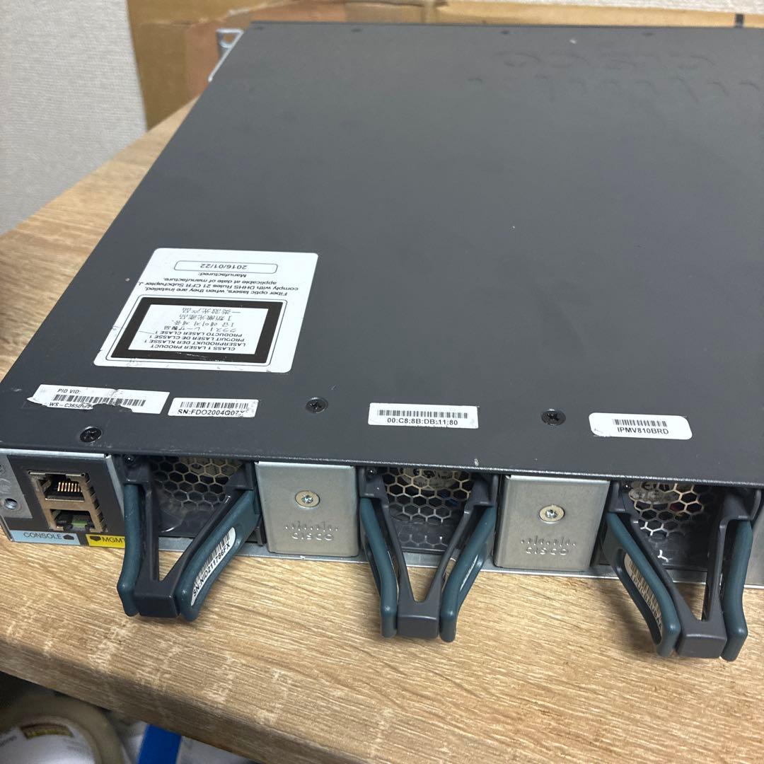 ルーター・ネットワーク機器 Cisco WS-C3650-24TS-S