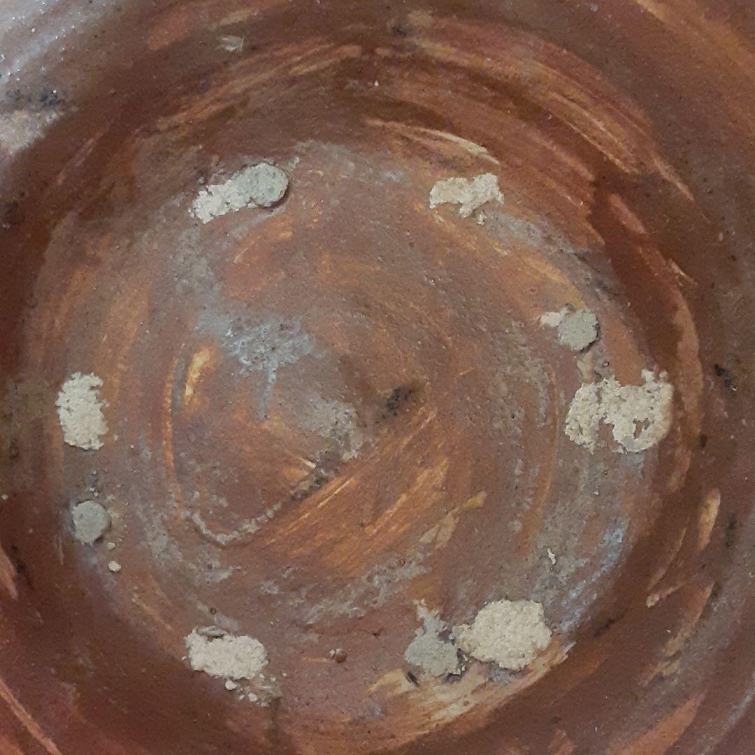 絵瀬戸　火鉢　手焙り　松竹梅