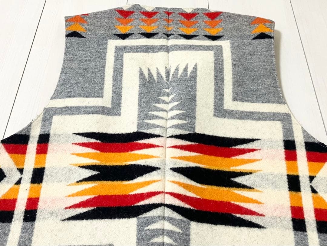 USA製 Pendletonペンドルトン ネイティブ柄 チマヨベスト 40 Ｍ