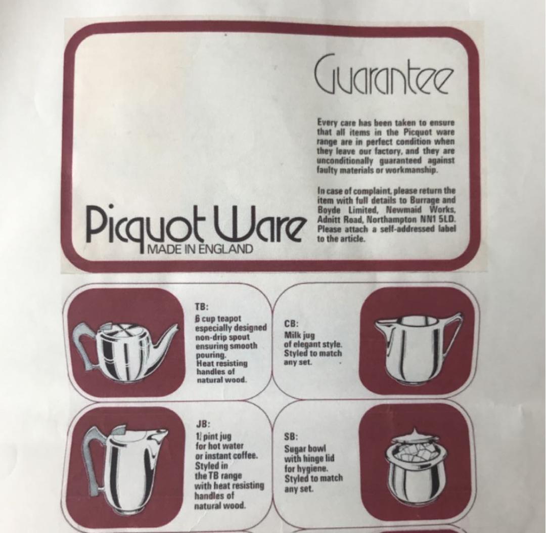 ビンテージ　ピコー　コーヒー&ティーセット　アンティーク