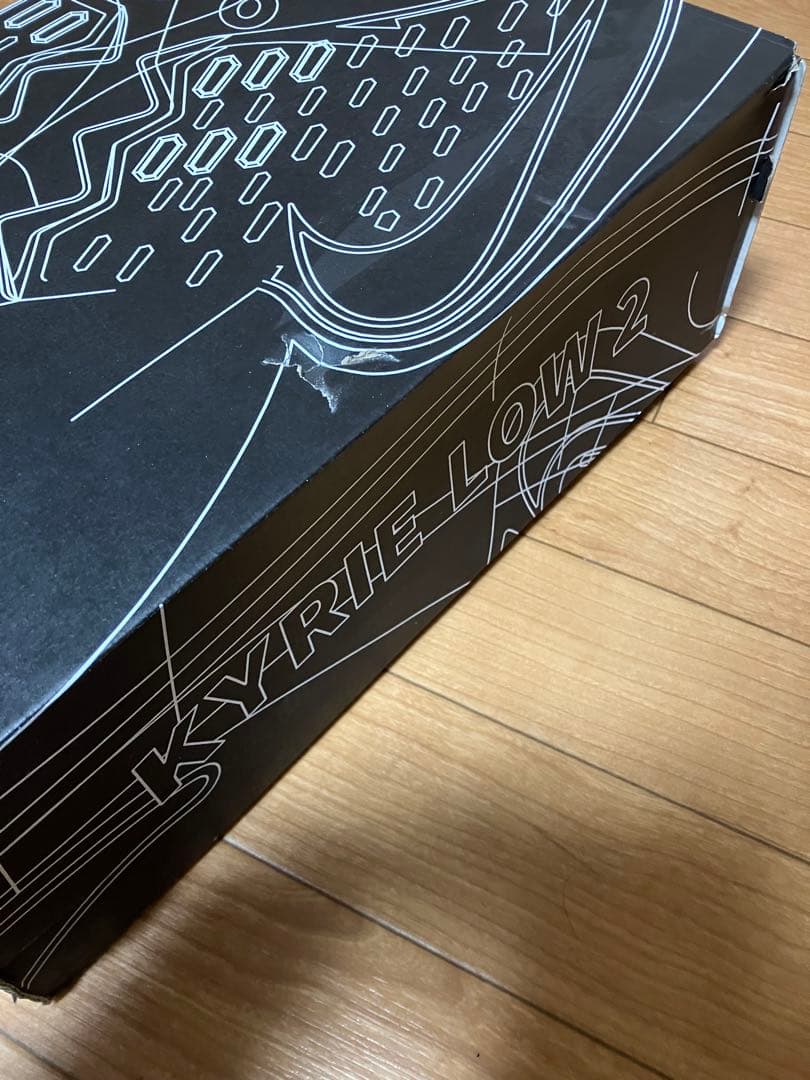 【新品未使用】ナイキ カイリー ロー 2 EPブラック/シルバー 28.0cm