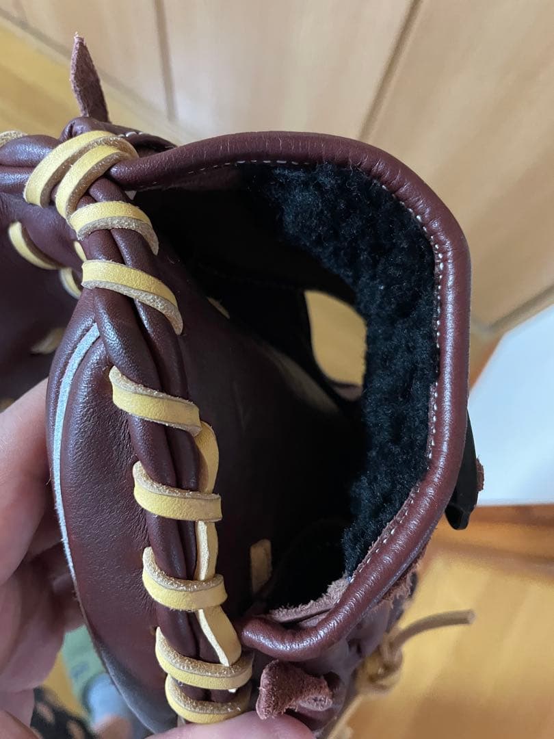 少年軟式用キャッチャーミット　HA PRO-JC8 ブラウン 野球グローブ