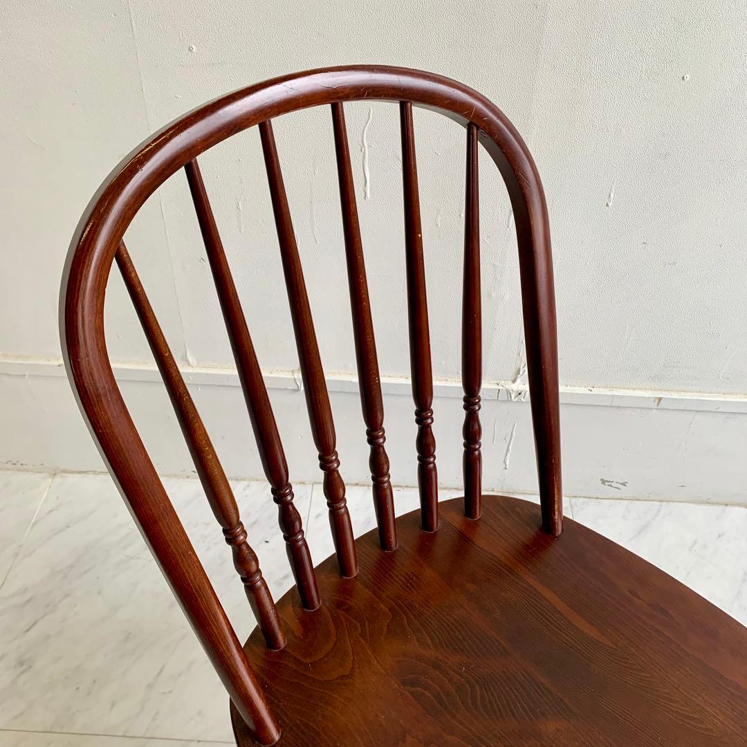 【柏木工】ウィンザーチェア／ダイニングチェア／飛騨家具 ③