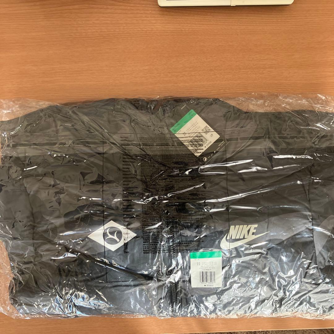 鹿島アントラーズ　Nike カモフラージュ フード付きダウンジャケット
