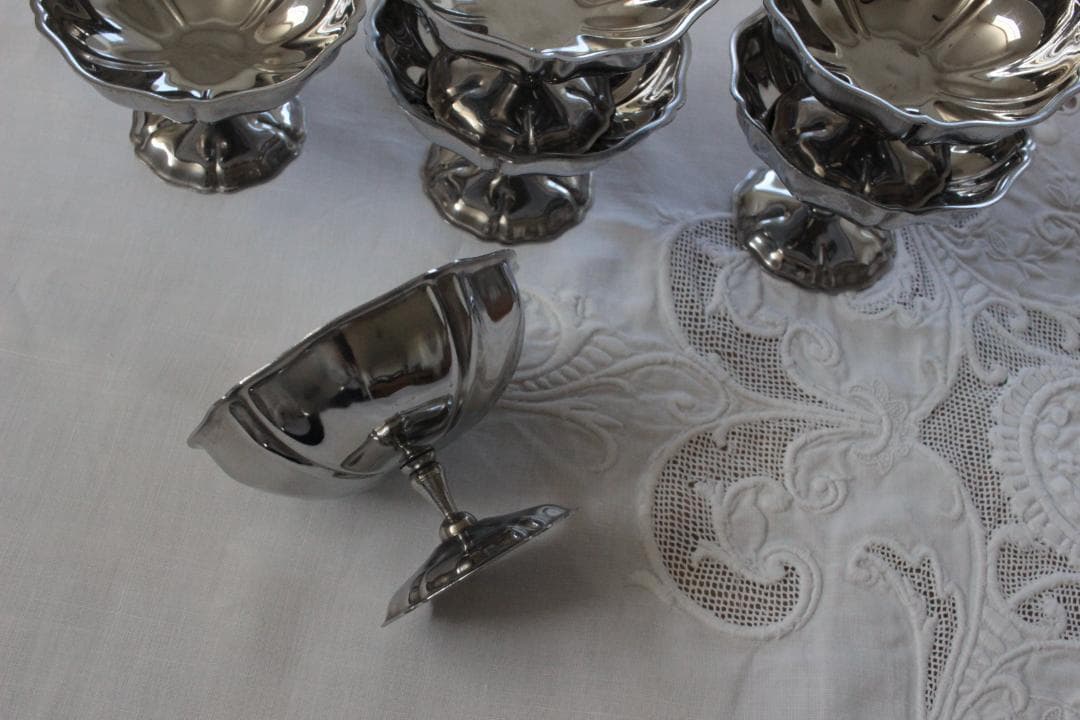 France Brocante アイスカップ 【S】サイズ2個セット/スプーン付