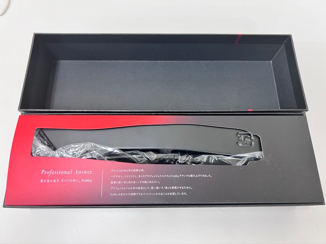 #KD213 Nobby NBS1200 ストレートアイロン ブラック