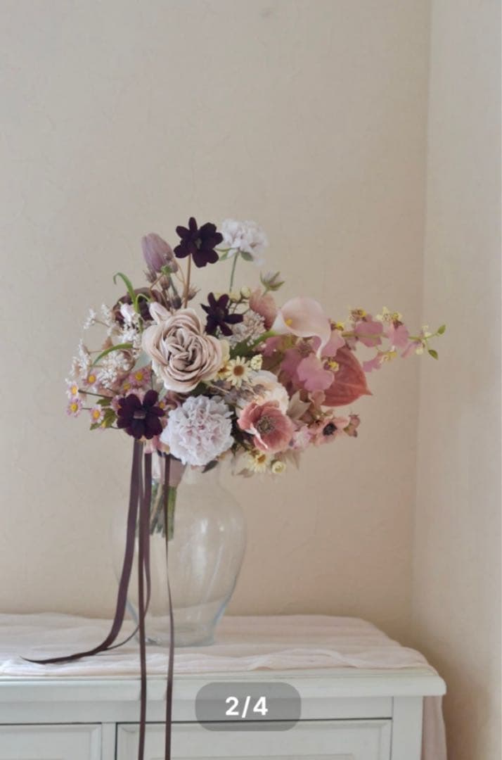 ⭐︎最終値下げ【ブートニア付き】ウェリングブーケ